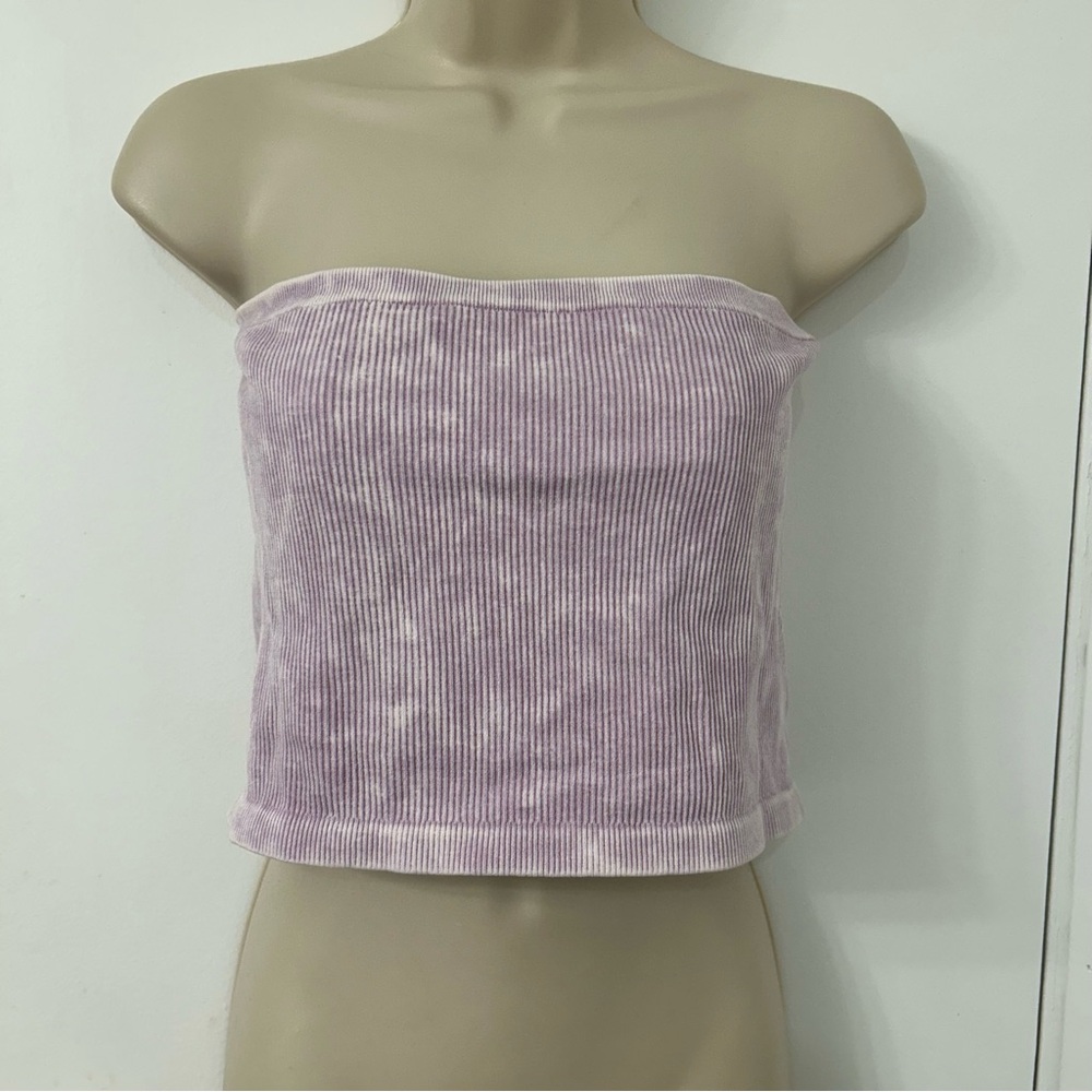 Aéropostale | seriously soft seamless purple cropped tube top 💜